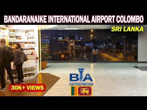 Bandaranaike International Airport Colombo, 스리랑카 | Bandaranaike 국제공항 (CMB) | 공항 산책 4K