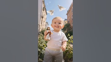 Thumbnail of 🙏 God is here as true as the air I breathe 🔴 Trend Viral AI #baby #babycute #godishere