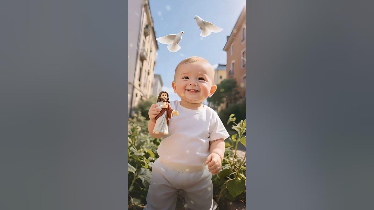 🙏 Dios esta aquí tan cierto como el aire que respiro 🔴 Trend Viral AI #baby #babycute #diosestaaqui