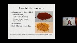 LPLS History of Pigments lecture