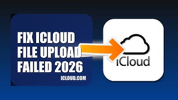 How To Fix iCloud File Upload Failed 2026
