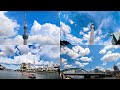 [4K] 東京の夏空:東京スカイツリーと夏雲 Time Lapse movie of summer clouds with Tokyo SkyTree