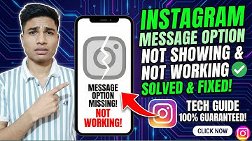 Instagram Dm Message icon Not Opening Problem 2025 | Instagram Dm message Button Not Opening