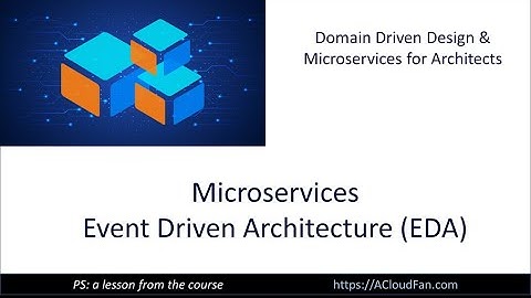 Microservices & Event Driven Architecture
