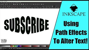 How to use the path effects editor tool in Inkscape!!