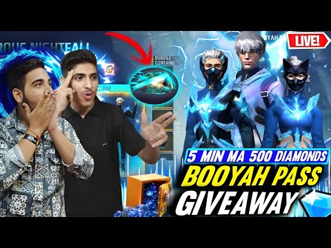 FREE FIRE LIVE 250K SPECIAL BOOYAH PASS GIVEAWAY