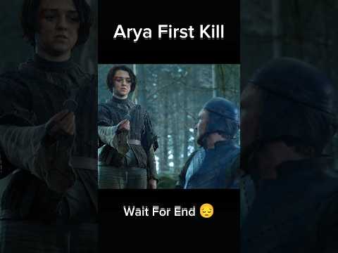 Arya First Kill #shorts #gameofthrones #houseofthedragon