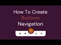 Bottom Navigate Menu .. HTML and CSS