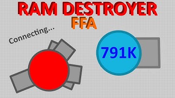 Diep.io | 791K Ram Destroyer - My Internet Killed Me In FFA!