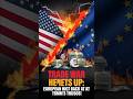 Trade War Heats Up: Europe Hits Back at Trump's Tariffs! #TradeWar2025 #TrumpTariffs#EuropeVsUSA