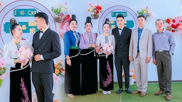 TOÀN CẢNH ĐÁM CƯỚI NGƯỜI THÁI ĐEN TÂY BẮC-CÔ DÂU THÙY TRANG CHÚ RỂ MINH ĐỨC BẢN BON NGHÈ THUẬN CHÂU.