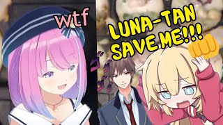 Haachama pulls a Boyfriend Prank on Himemori Luna 【Hololive/Eng Sub】