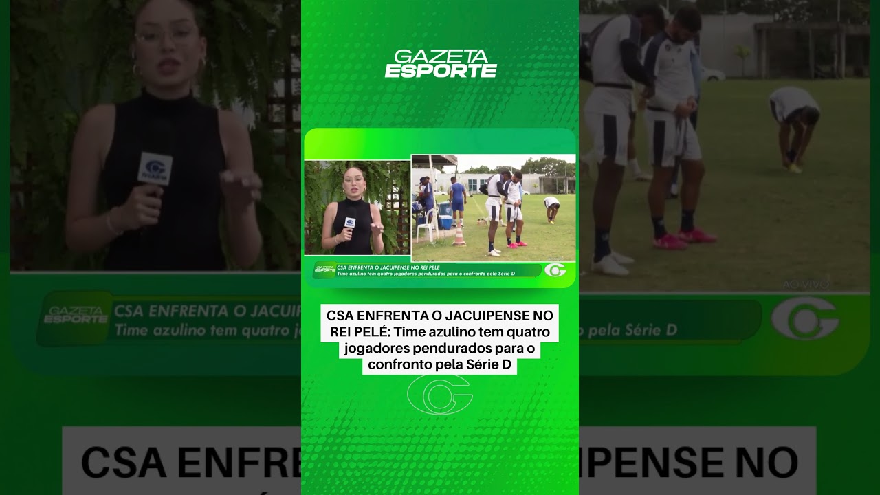 CSA tem quatro pendurados para duelo contra o Jacuipense - 29/5/26
