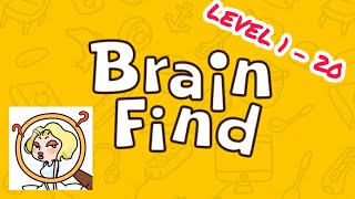 เฉลยเกม Brain Find ด่าน 1 - 20 screenshot 1