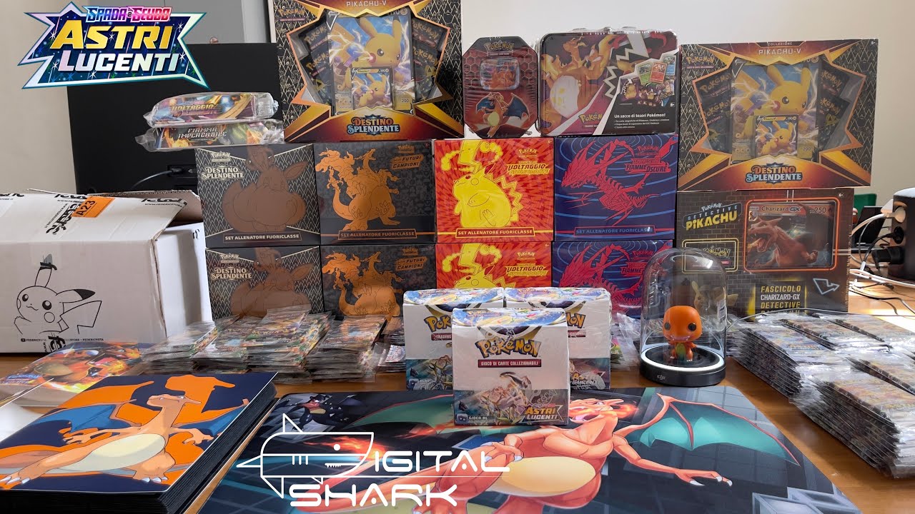 APRO IL NUOVO BOX DA 36 BUSTINE POKEMON ASTRI LUCENTI! PRIME 18 BUSTINE ...