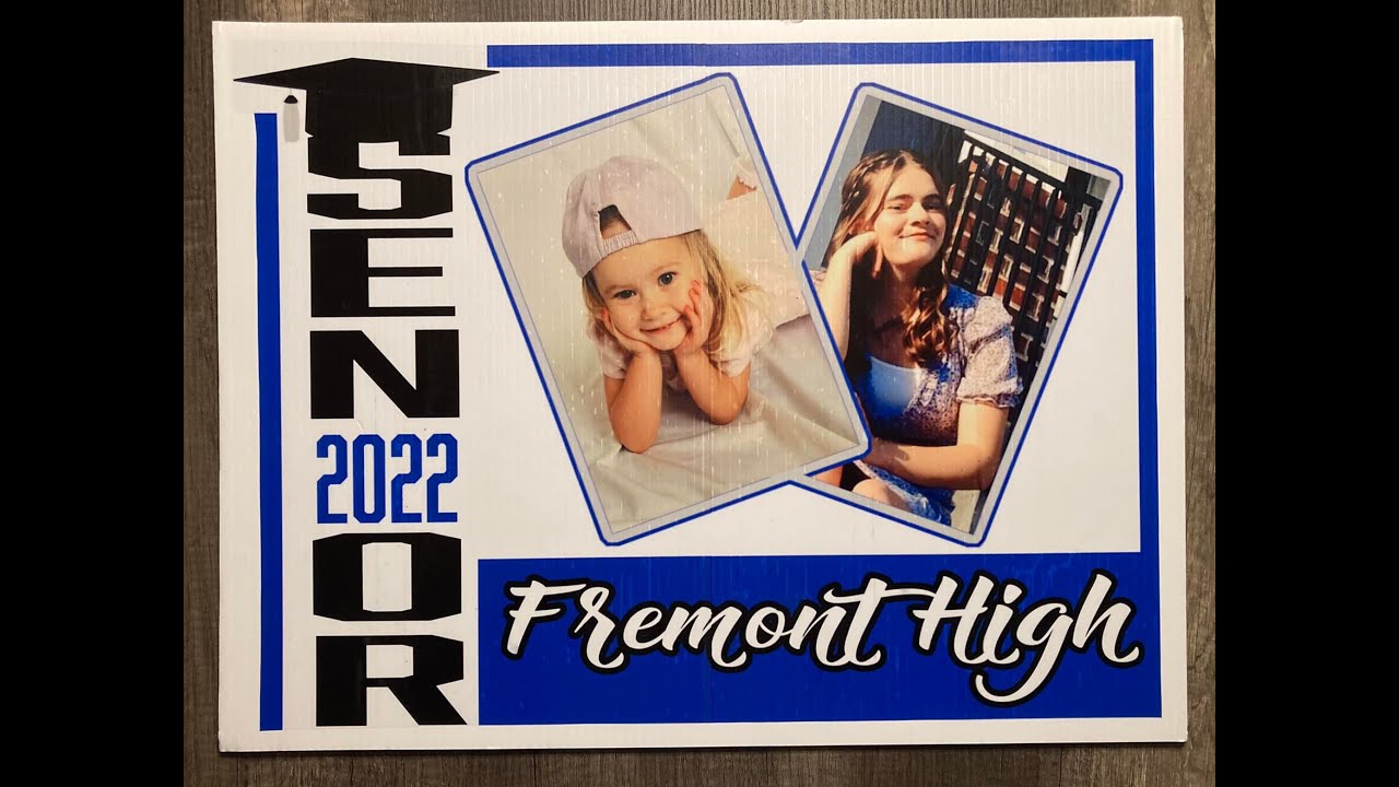 Sublimation Yard Sign with Oracal VInyl Part 2