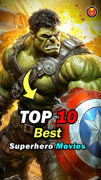 Top 10 Highest Rated Superhero Movies (IMDb) #shorts
