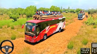Offroad Coach Bus Driving Simulator 3D - Passenger Transport Euro Bus Driver - Android GamePlay  screenshot 1