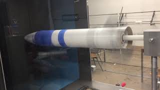 Zenith Directional Heading of a Multistage Model Rocket: Wind Tunnel Testing