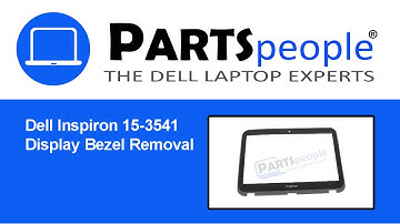 Dell Inspiron 15-3541 (P40F001) Display Bezel How-To Video Tutorial