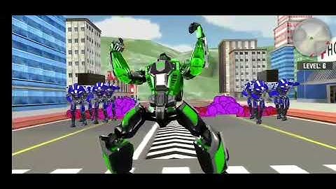 Dino Robot Transform Game - Android Gameplay