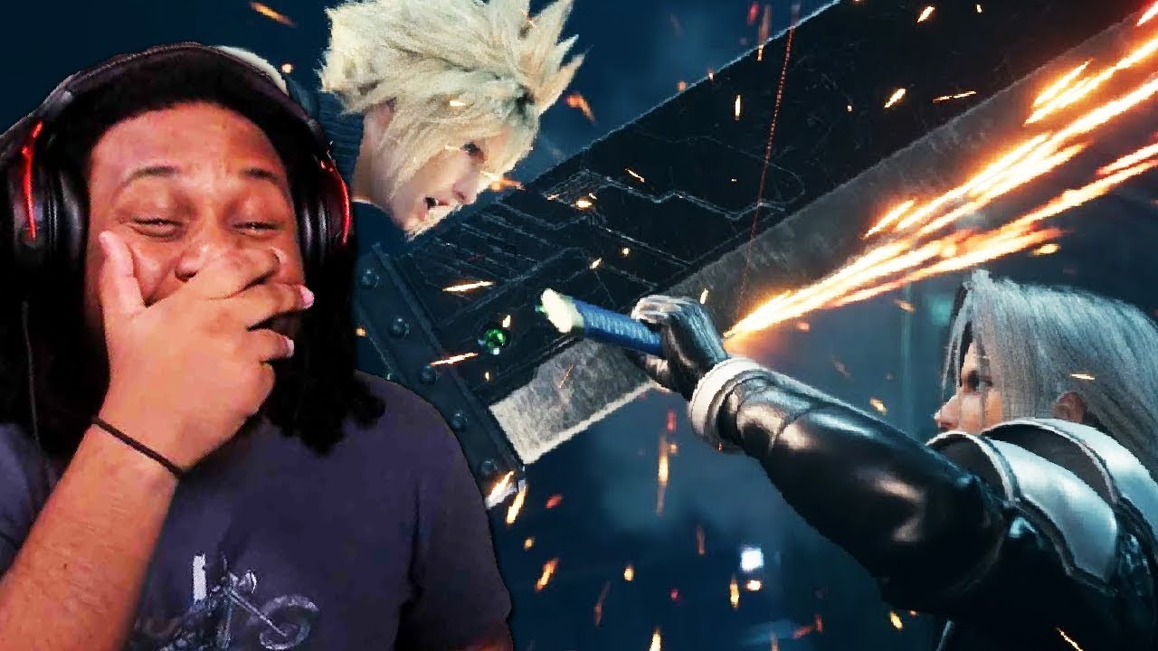 THE AMOUNT OF NEW GAMEPLAY IS INSANE! Final Fantasy VII REMAKE Theme Trailer REACTION