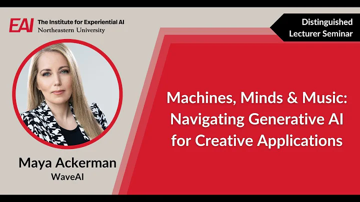 Machines, Minds & Music: Navigating Generative AI for Creative Applications with Maya Ackerman