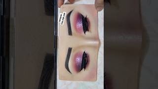 Bridal Glitter Eye Makeup Purple Smokey Glitter Eyeshadow