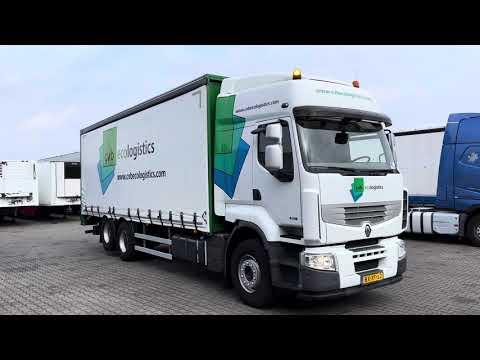 Renault Premium Lander 430 DXI EEV 6X2 SCHUIFZEIL OPBOUW 8.12MTR / LAADKLEP / EURO 5 / APK!