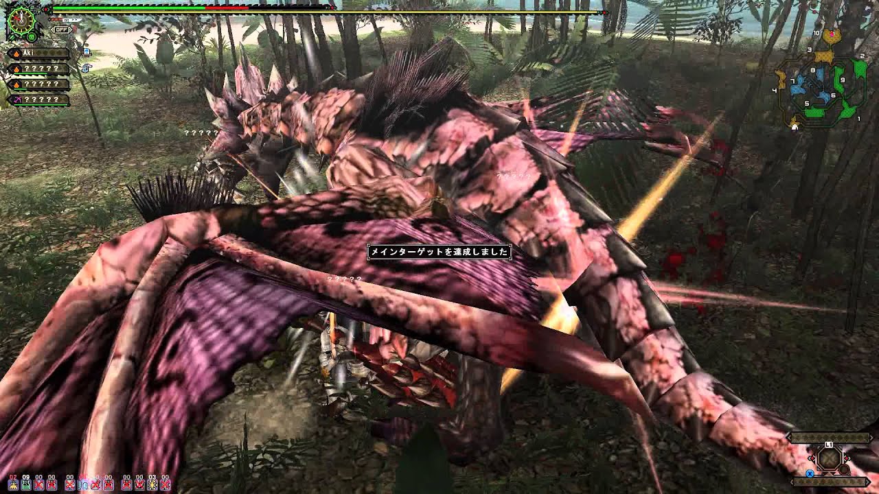 Mhf Hc上位 リオレイア亜種 中紙集め 片手剣 Hd Youtube