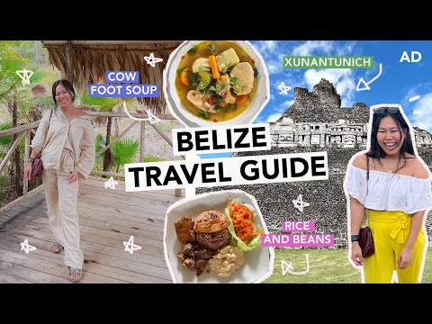 BELIZE TRAVEL VLOG 🇧🇿 Things to do, Cayo District, must eats, Xunantunich, Mayan sights, food tour
