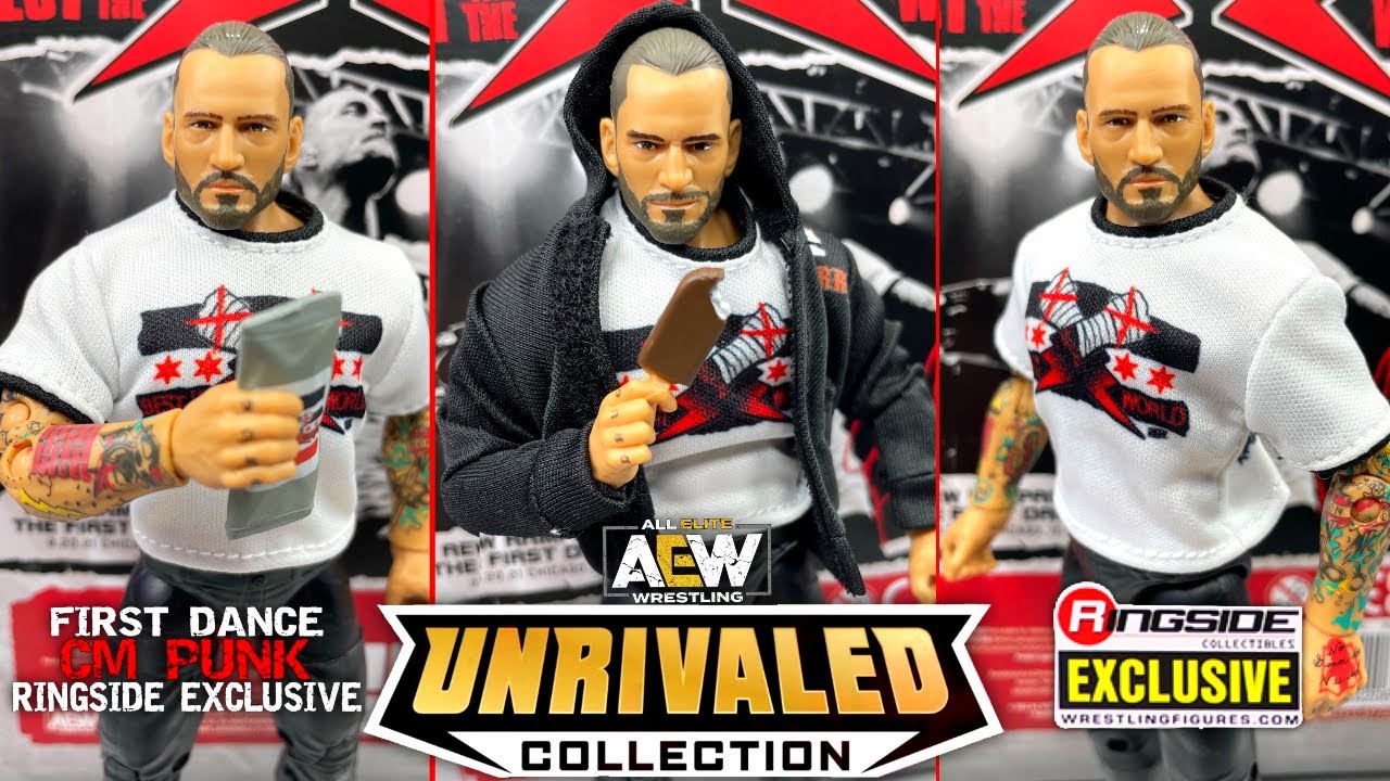 First Dance CM Punk - AEW Ringside Exclusive Toy Wrestling Action