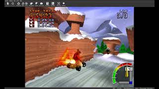 CTR  Crash Team Racing (PS1)- Blizzard Bluff- 1:13 min