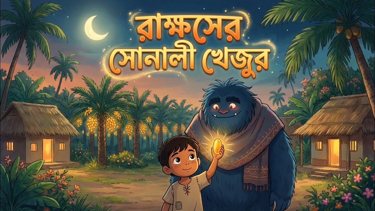 রাক্ষসের সোনালি খেজুর 🌴 | সাহসী ছেলের জাদুকরী গল্প | Bangla Fairy Tale