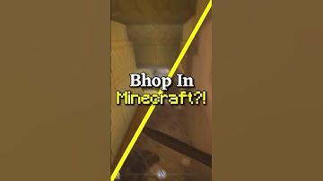 😱Bhopping In Minecraft?!😱 #shorts #cs2
