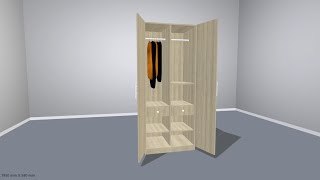 wardrobe application three js screenshot 4