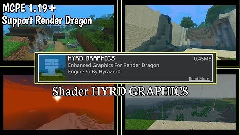 Shader HYRD GRAPHICS - Minecraft PE 1.19+ Support Render Dragon