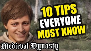 10 ESSENTIAL Tips You Should Know [Medieval Dynasty 101]