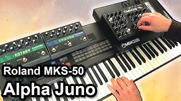 ROLAND Alpha Juno / MKS-50 - Ambient arpeggiator music soundscape 【SYNTH DEMO】