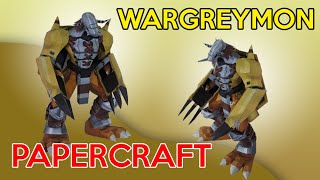 Papercraft digimon (Wargreymon)