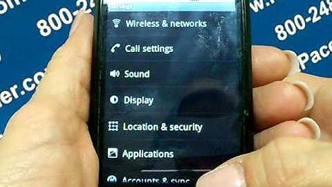 HTC MyTouch - Erase Cell Phone Info - Delete Data - Master Clear Hard Reset