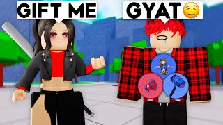 I Became E-GIRL METAL BAT, And He GIFTED EVERY GAMEPASS.. (The Strongest Battlegrounds)