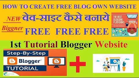 Blogger Tutorial For Beginners Step-By-Step - How to Create a Blogger Blog with a Custom Domain Name