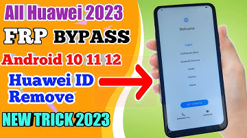 All Huawei 2023 February Frp Unlock/Bypass Google Account Lock | No Need to Downgrade Android 11/12