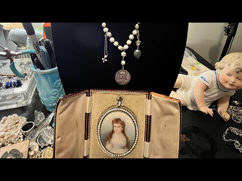 Vintage Jewelry Haul ! Amazing Antique finds ! Luster ! 