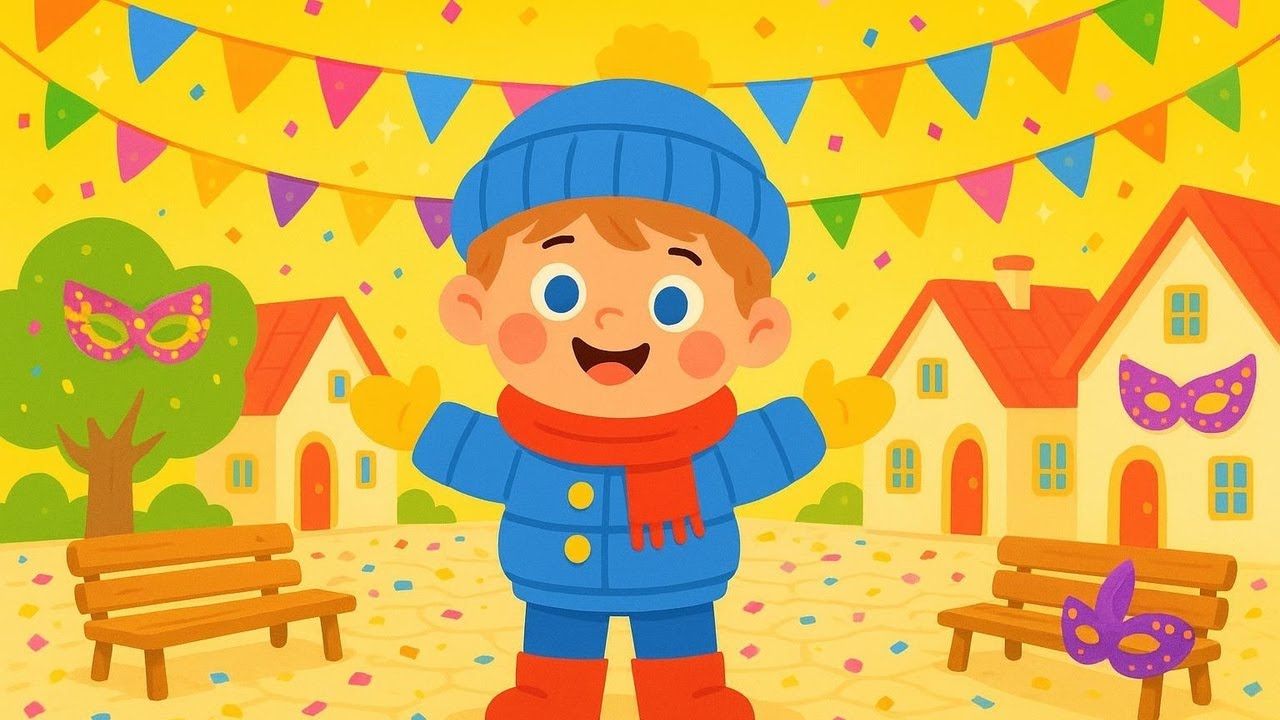 Febbraio di T. R. Correggi ☀️ canzone animata per bambini | filastrocche per bambini