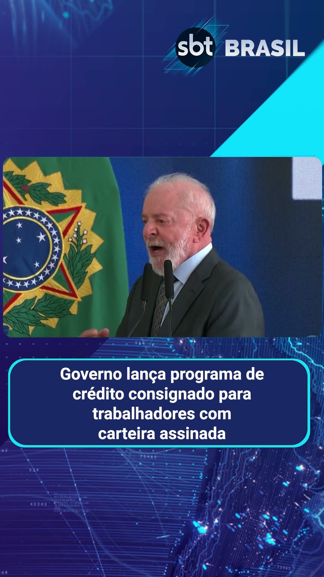 Governo lança programa de crédito consignado para trabalhadores com carteira assinada
