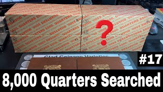 8,000 Quarters Searched for Rare Coins - Quarter Hunt and Fill #17