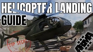 ARMA 3 : How To Fly & Land a Helicopter | Complete Guide | J-HOOK = WRONG!