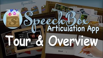 SpeechBox Speech Therapy Articulation App for iOS/Mac Tour & Overview